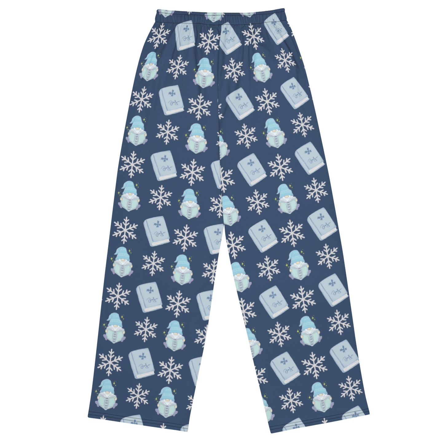 Reading Gnomes All-over print unisex wide-leg pants