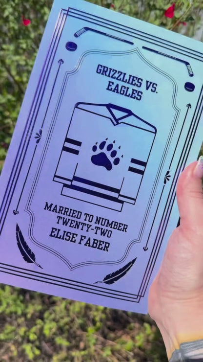 Grizzlies vs Eagles LIMITED EDITION (FOIL + SPRAYED EDGES PAPERBACK)